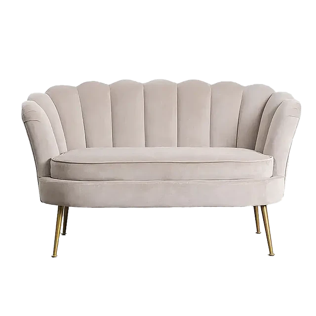 Beige Love Seat