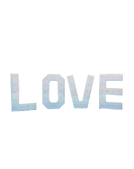 Illuminated Letters LOVE