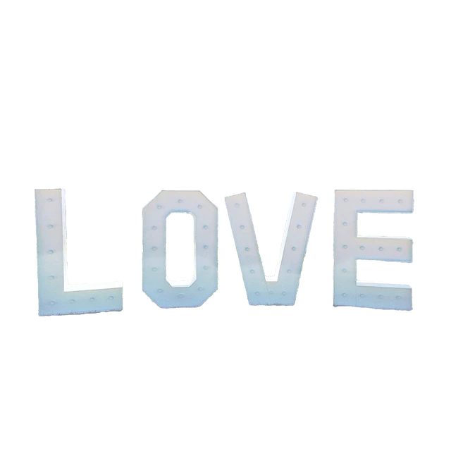 Illuminated Letters LOVE