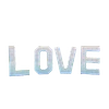 Illuminated Letters LOVE