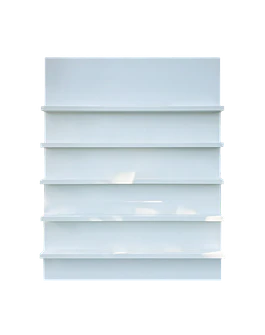 White Wall with Shelves﻿