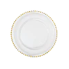Charger Plate with Gold Spheres