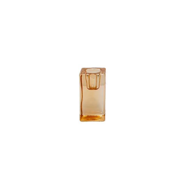Orange Glass Tealight