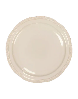 Dinner Plate Cream