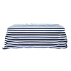 Toalha Camilha Rectangular de Riscas Azul
