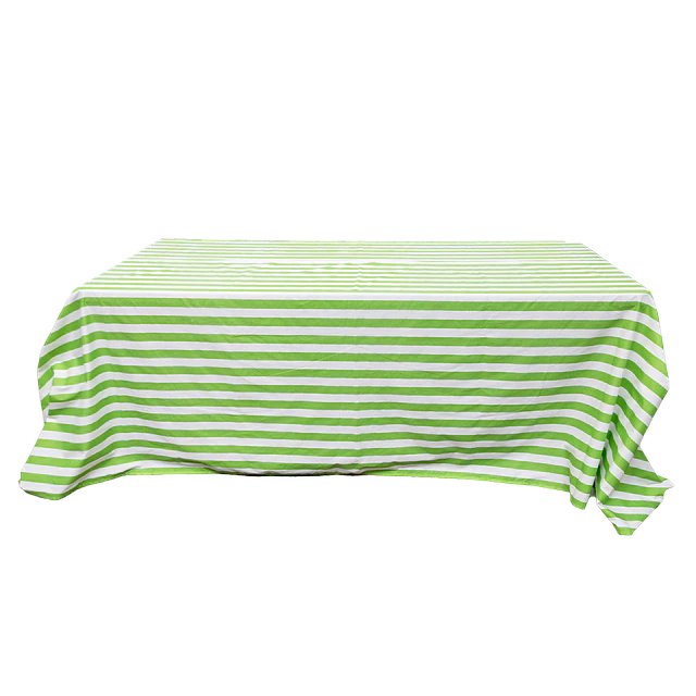 Toalha Camilha Rectangular de Riscas Verde