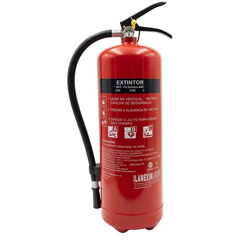Extintor Pó Quimico ABC - 6 KG