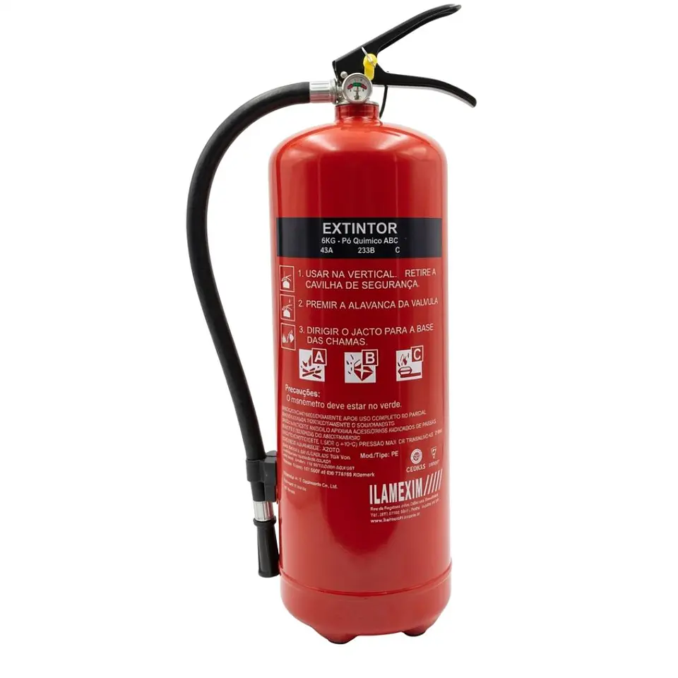 Extintor Pó Quimico ABC - 6 KG 1