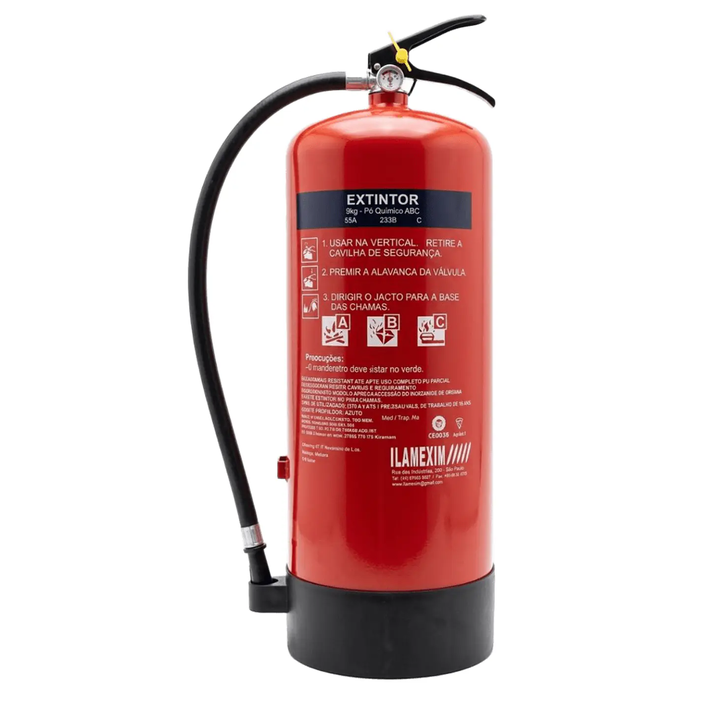 Extintor Pó Quimico ABC - 9kg 1