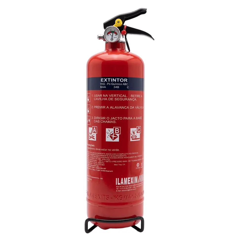 Extintor Pó Quimico ABC - 1 KG 1