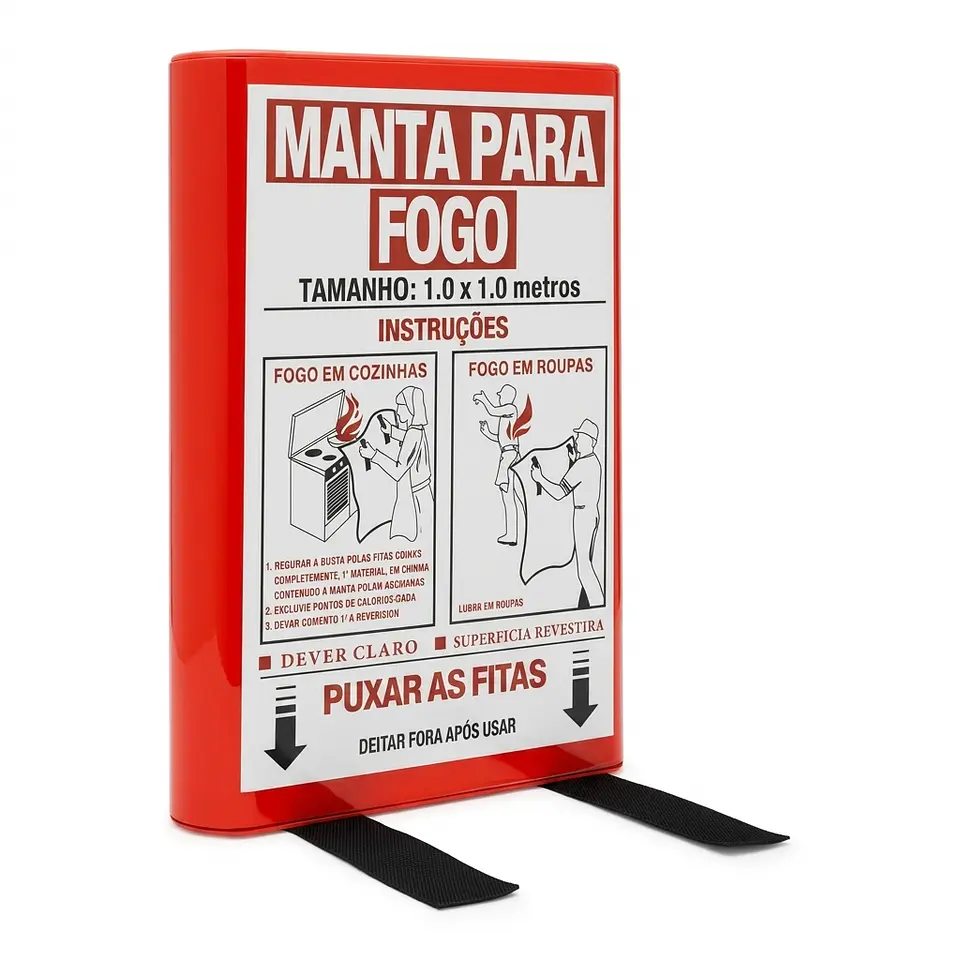 Manta ignifuga 1,00 x 1,00 m 1