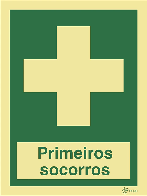 Sinaletica Caixa de Primeiros Socorros - Fotoluminescente 150x200
