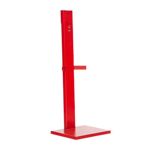 Suporte de Chão para Extintores - Vermelho