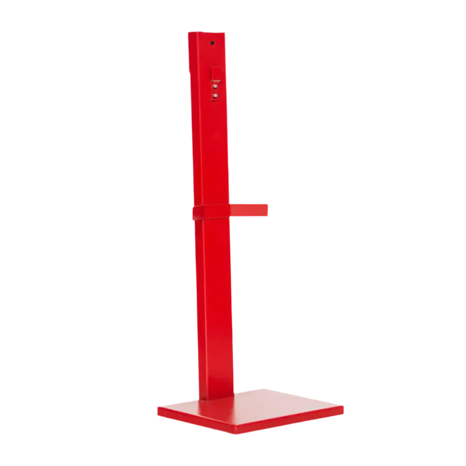 Suporte de Chão para Extintores - Vermelho 1
