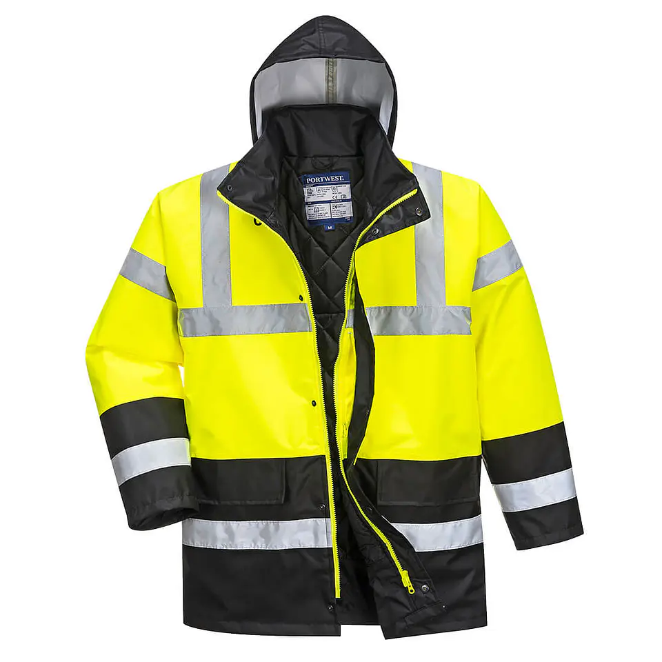 Parka de tráfego, bicolor, de alta visibilidade 2