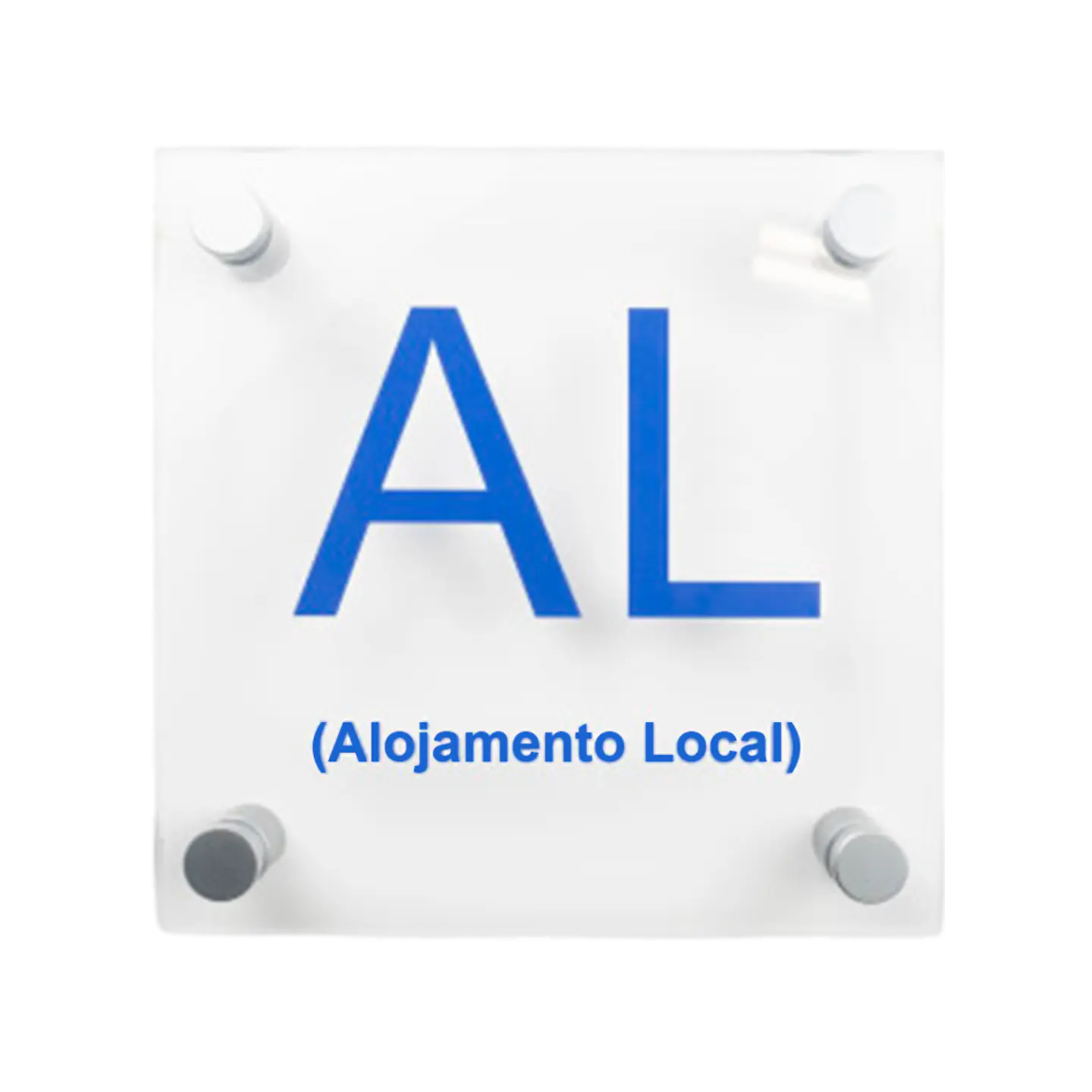 Placa Alojamento Local | Placa AL 1
