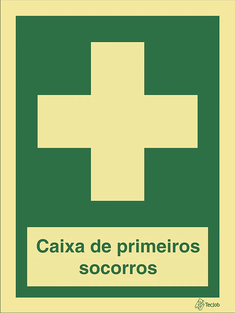 Sinalética Caixa de Primeiros Socorros 