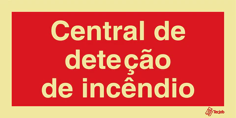 Sinalética Central de Deteção de Incêndio