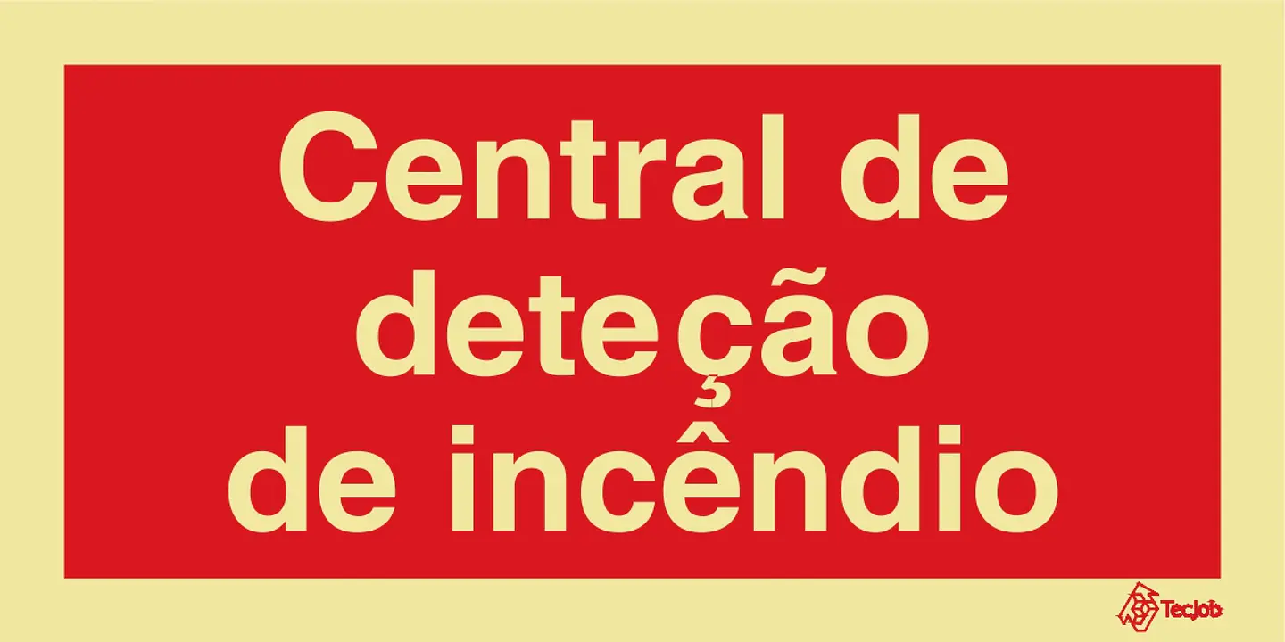 Sinalética Central de Deteção de Incêndio 1