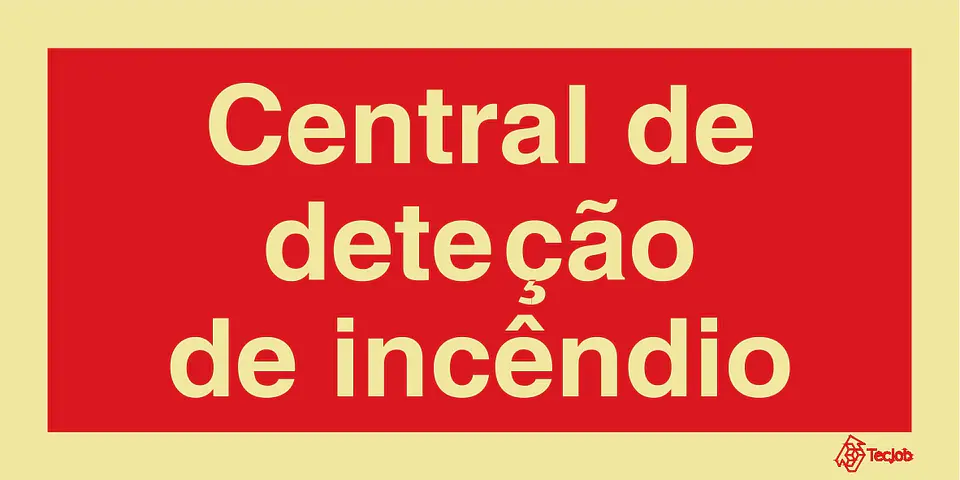 Sinalética Central de Deteção de Incêndio 1