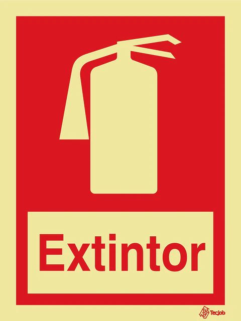 Sinalética Extintor com Texto