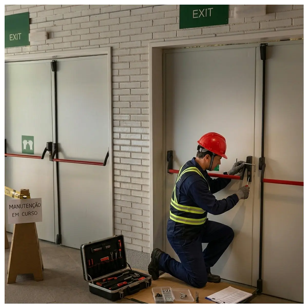 Portas e Cortinas Resistentes ao Fogo