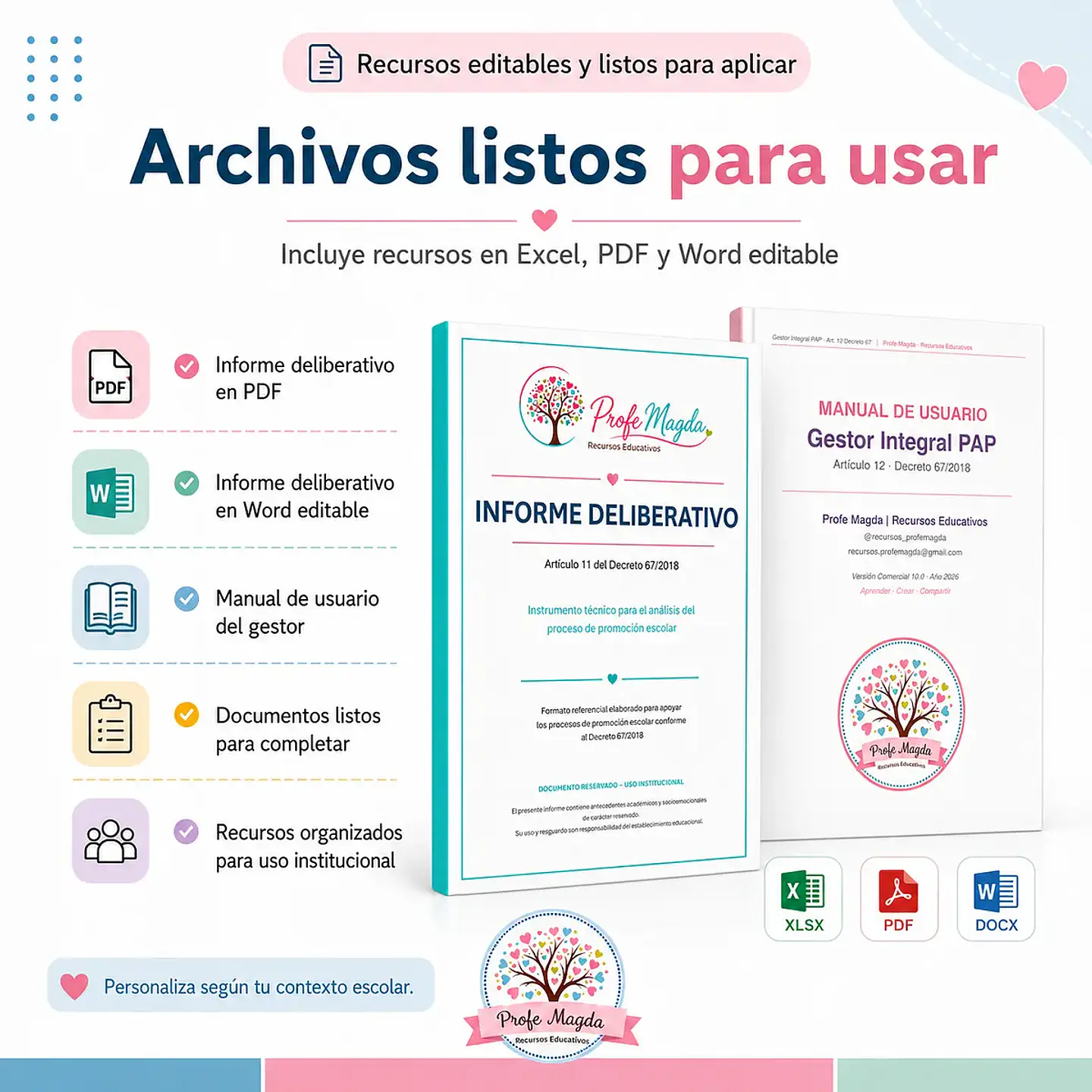 Kit Integral Decreto 67: Evaluación, Promoción y Acompañamiento Pedagógico 2