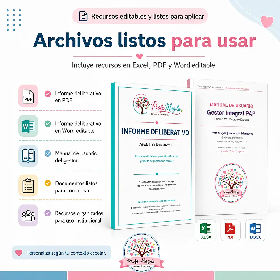 Kit Integral Decreto 67: Evaluación, Promoción y Acompañamiento Pedagógico 2