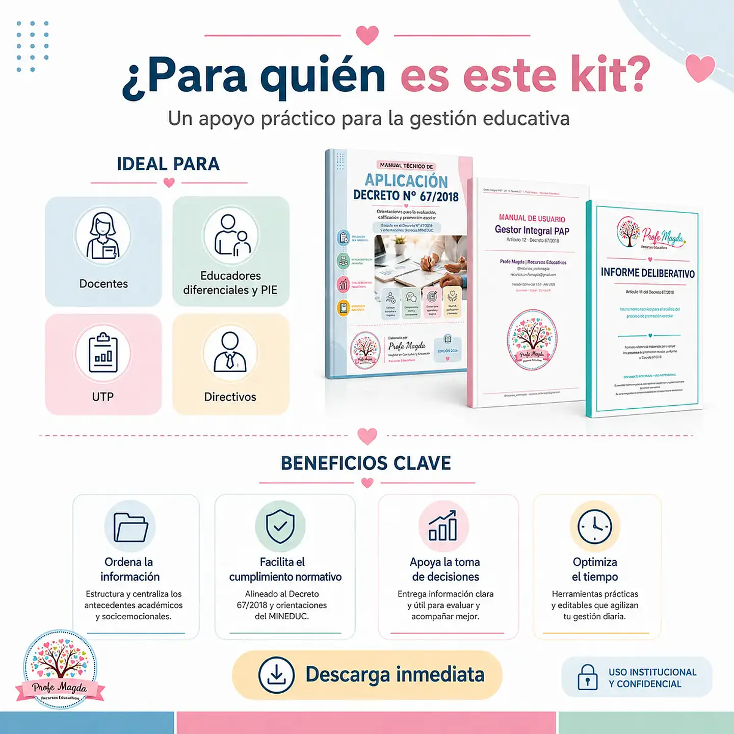 Kit Integral Decreto 67: Evaluación, Promoción y Acompañamiento Pedagógico 3