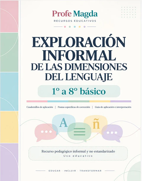 Exploración Informal de las Dimensiones del Lenguaje | 1° a 8° básico