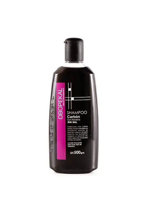 OBOPEKAL shampoo de carbón con keratina 500ml