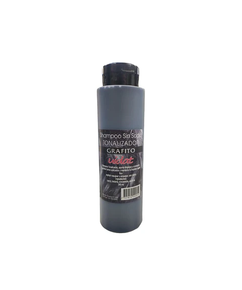 UIDAT shampoo tonalizador grafito sin sodio 390ml