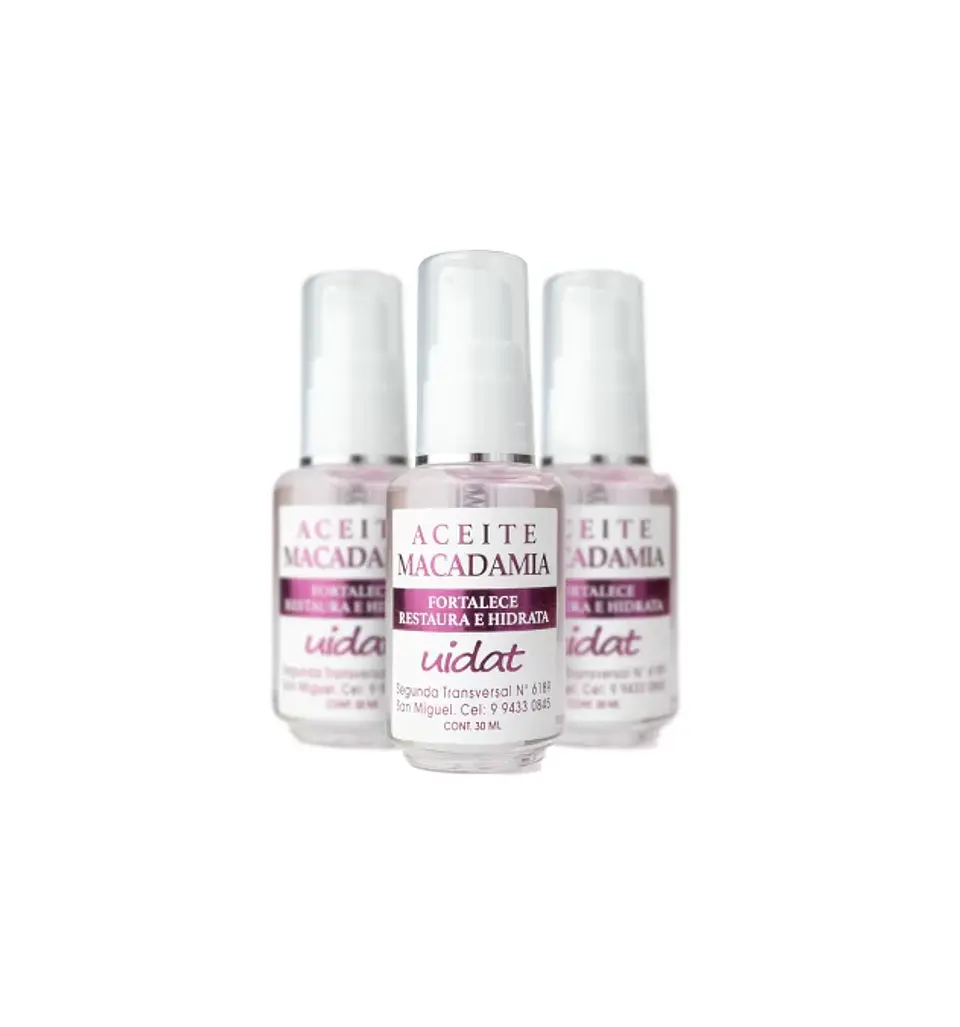 UIDAT aceite de macadamia 30ml 1