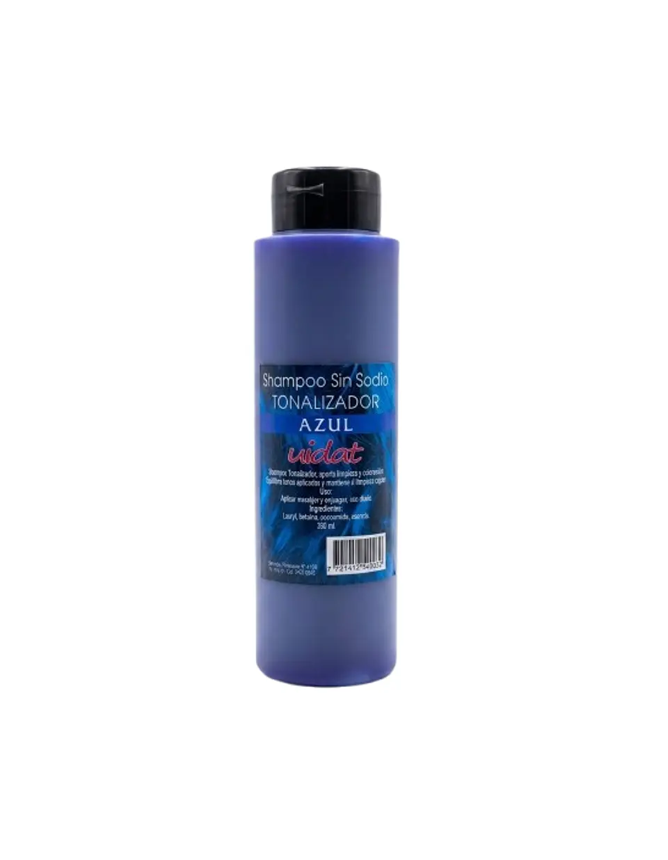 UIDAT shampoo tonalizador azul sin sodio 390ml 1
