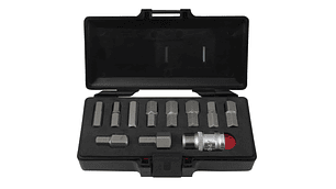 JGO. PUNTAS ALLEN 8-17 MM. C/DADO TOMA 