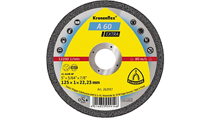 DISCO CORTE A60EXTRA 115X1X22 C.PLANO CAJA 25 PIEZAS