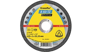 DISCO CORTE A60TZ SPECIAL 115X1X22 C. PLANO CAJA 25 PIEZAS