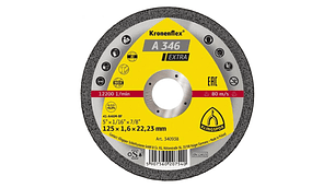 DISCO CORTE A346EXTRA 115X1,6X22 C.PLANO CAJA 25 PIEZAS
