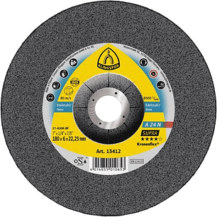 DISCO DESBASTE A24N SUPRA 180X6X22,23 10 PZA