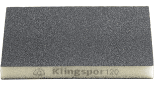 ESPONJA ABRASIVA BLOCK SW502 96X123X12,5  GR.120 (20 PZA)