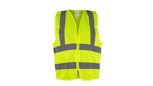 CHALECO REFLECTANTE VERDE, TALLA ESTÁNDAR