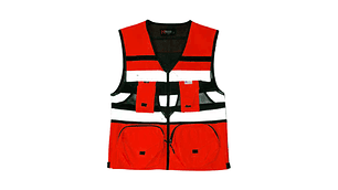 CHALECO GEÓLOGO ORBIT PLUS ROJO