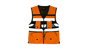 CHALECO GEÓLOGO ORBIT PLUS NARANJO
