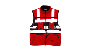 CHALECO GEÓLOGO ORBIT PRO ROJO