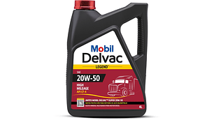 MOBIL DELVAC LEGEND 20W-50 HIGH MILEAGE, 4 UNIDADES DE 4LTS
