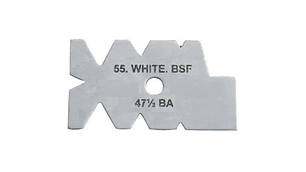 PLANTILLA PARA ROSCAS #393 55ºW 47.5º BSF (2212/3)