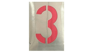 JGO. NUMEROS DE ZINC 80 MM. P/MARCAR (2374)