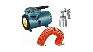 COMPRESOR DE MEMBRANA 180 W. C/PISTOLA (V-777)