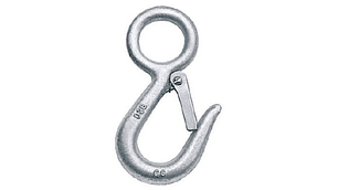 GANCHO CABLE 2.0 TON. C/SEGURO GALV. (HF0705)