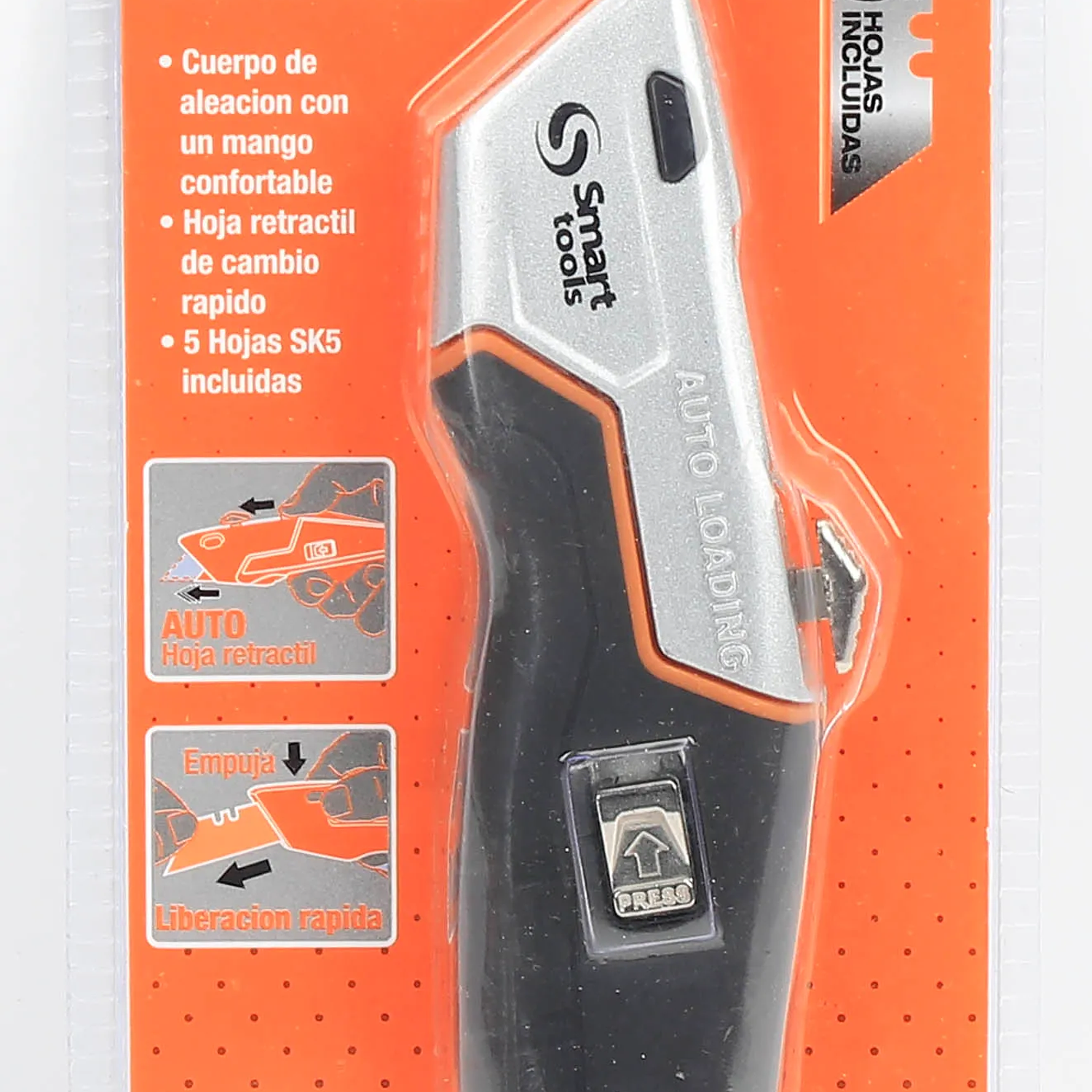 CUCHILLO RETRACTIL GRIS